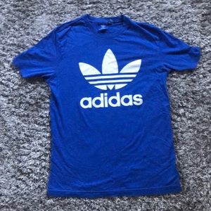 Blue women’s adidas t shirt